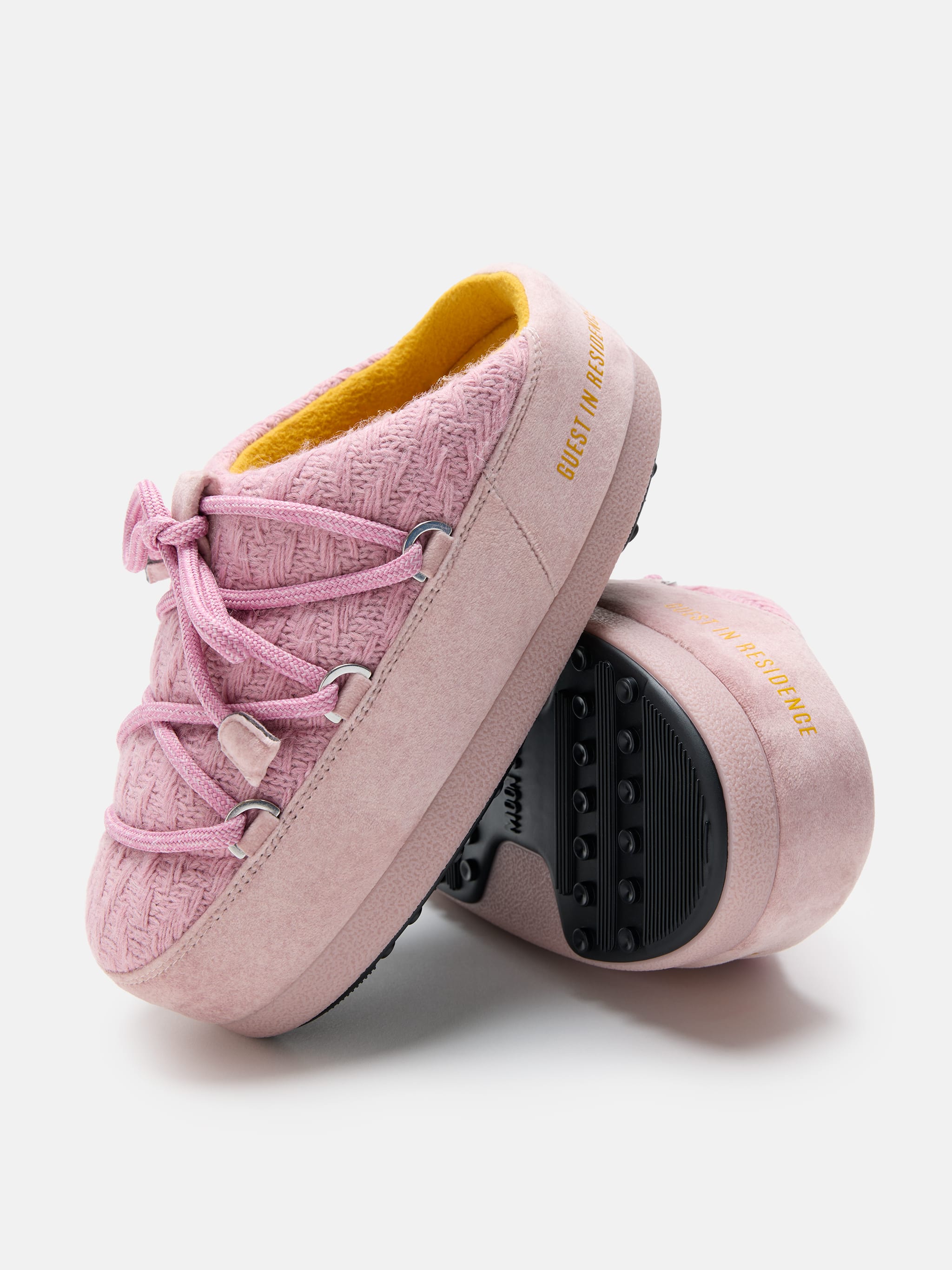MOON BOOT X GUEST IN RESIDENCE EVX MULES A RICAMI ROSE