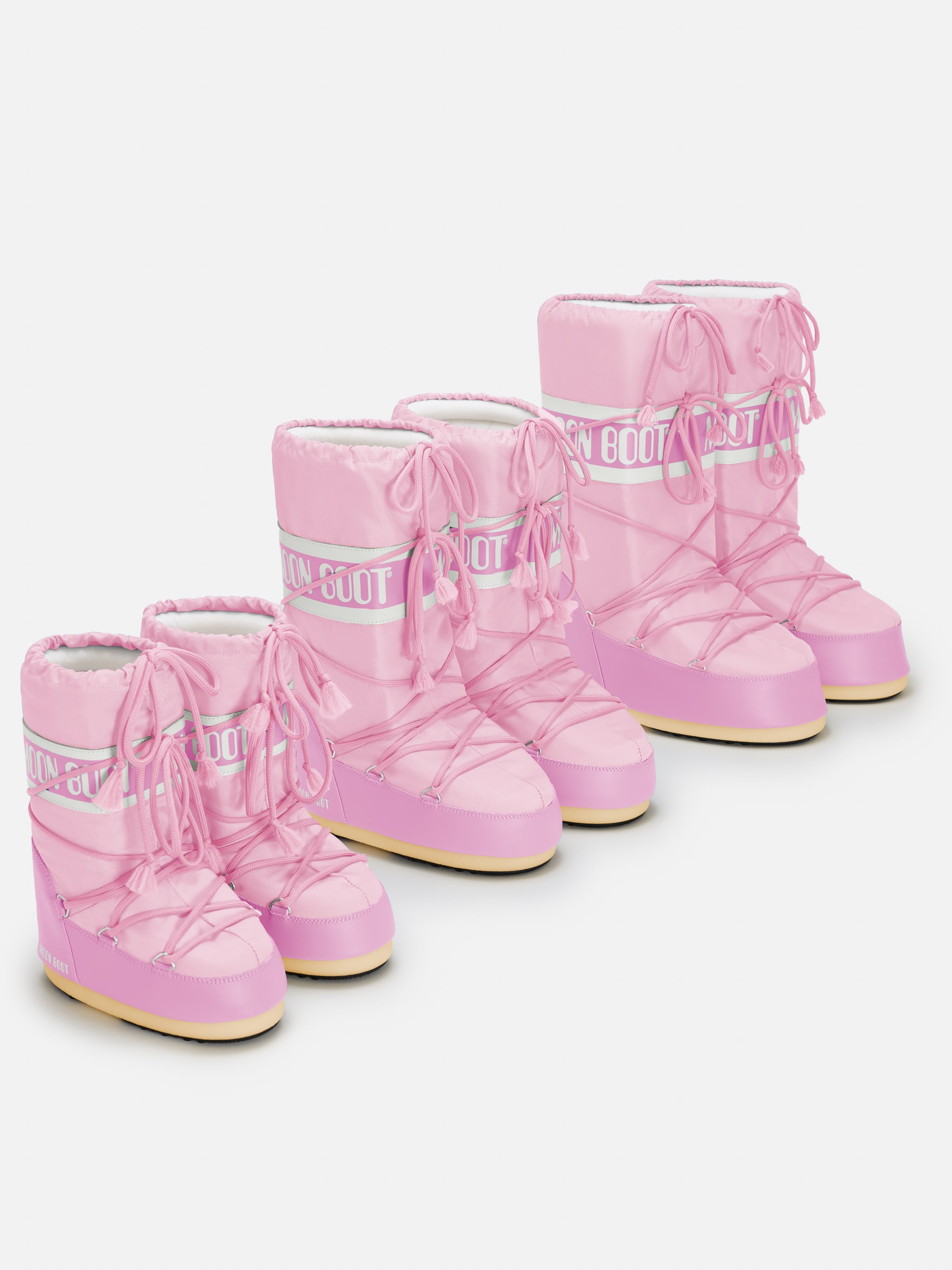 STIVALI ICON PINK IN NYLON