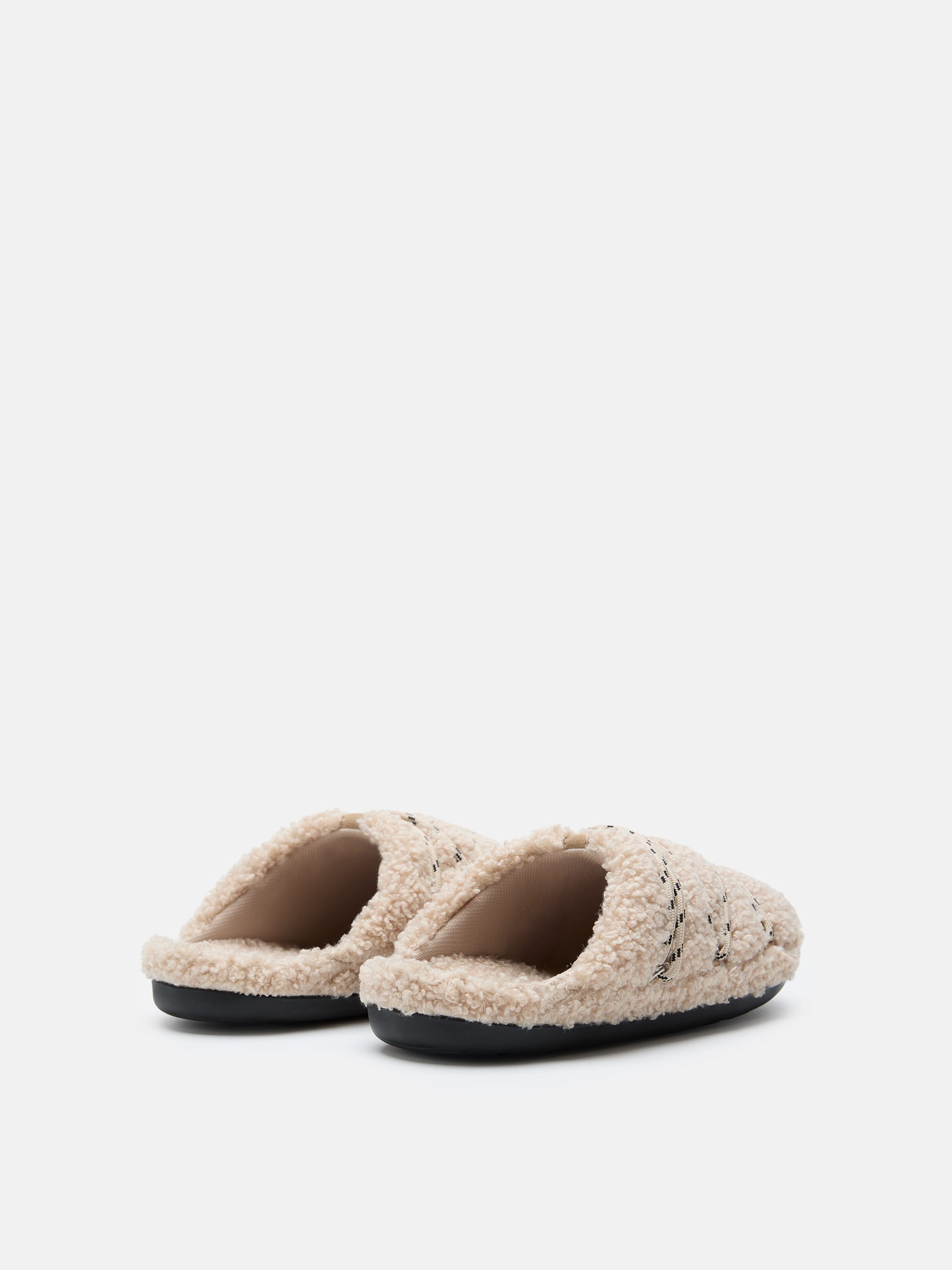 PANTOFOLA TEDDY BEIGE