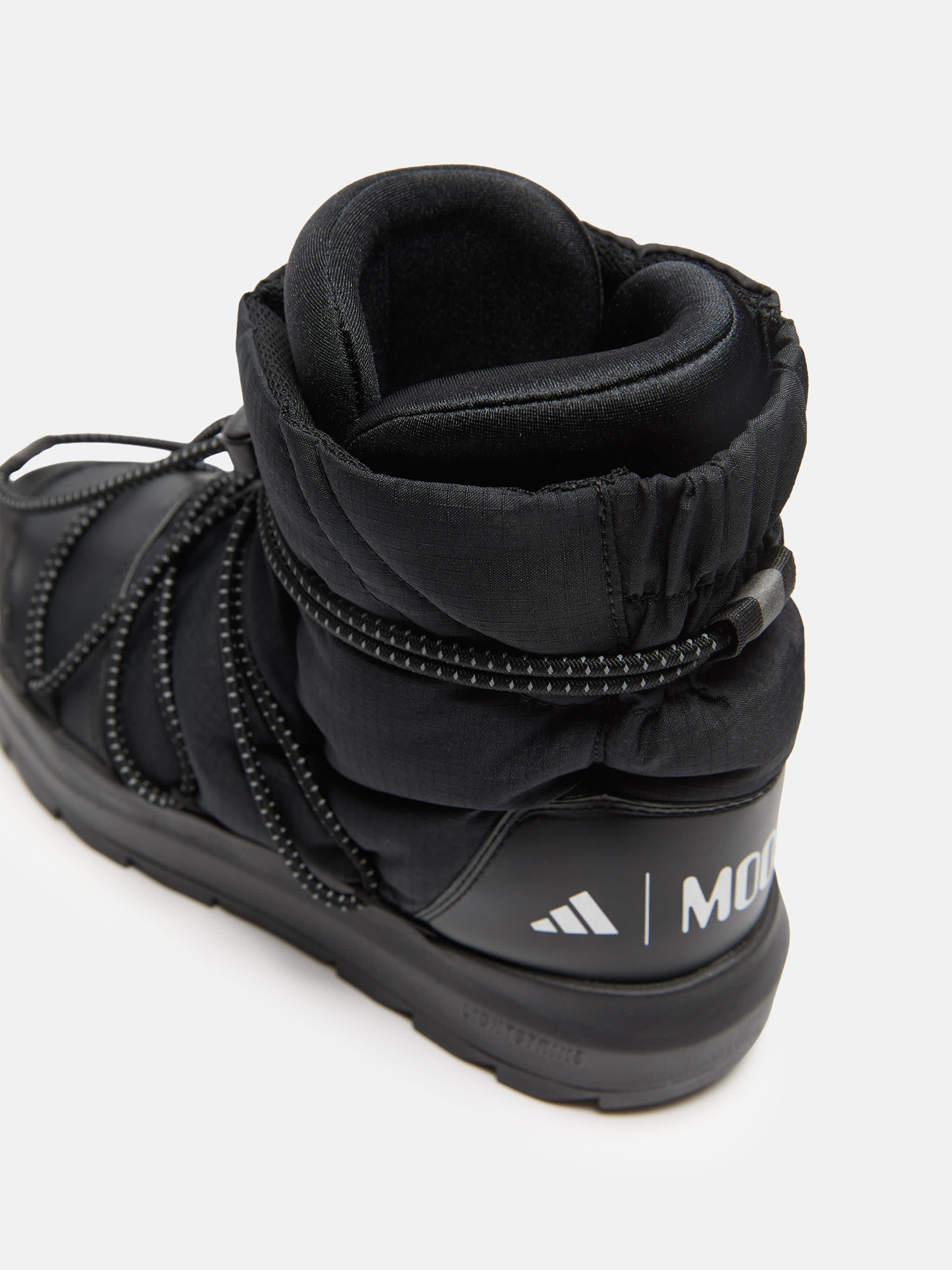 ADIDAS X MOON BOOT SCARPE DA GINOCCHIO NERE ACE