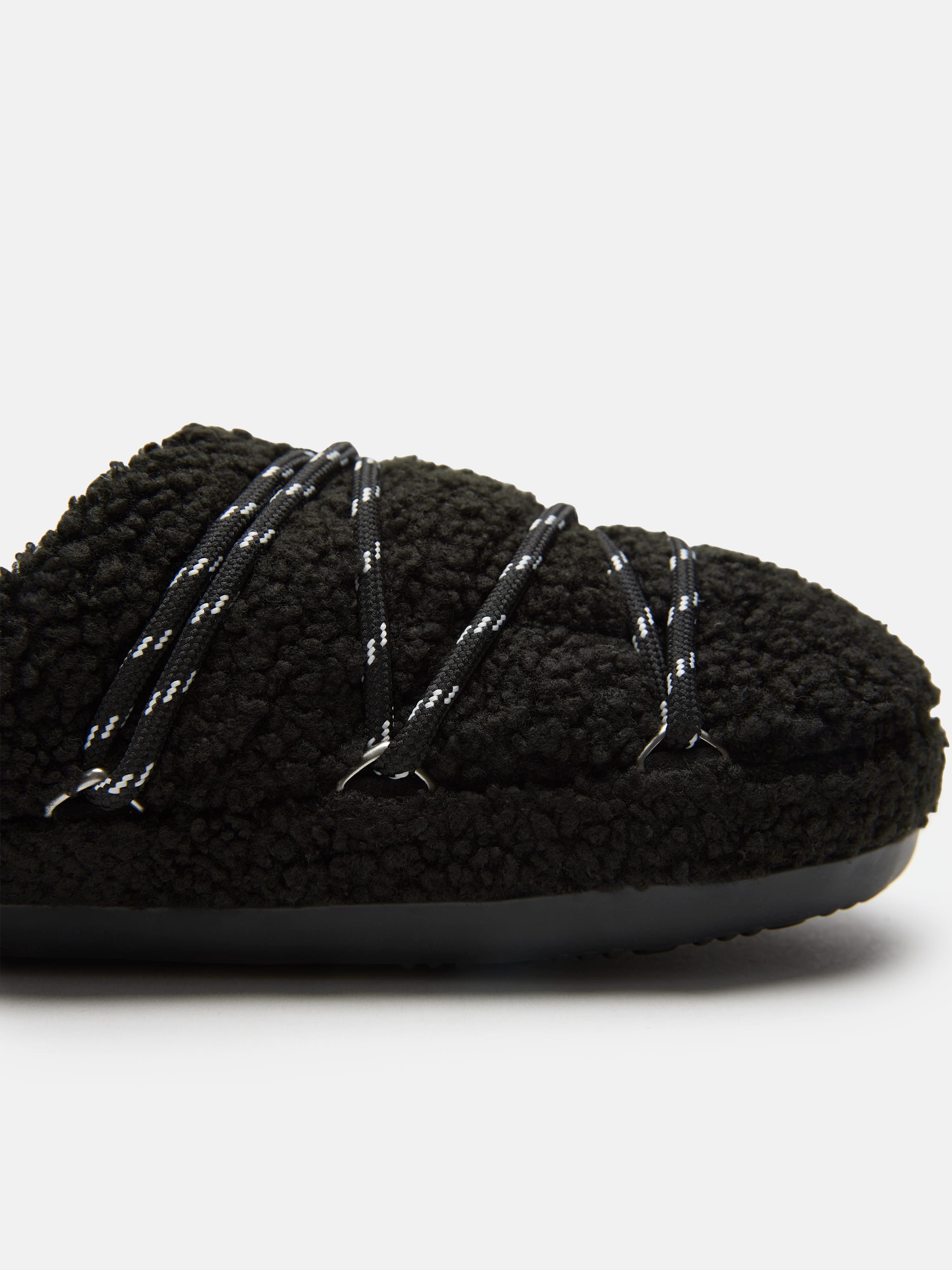 PANTOFOLA TEDDY NERA