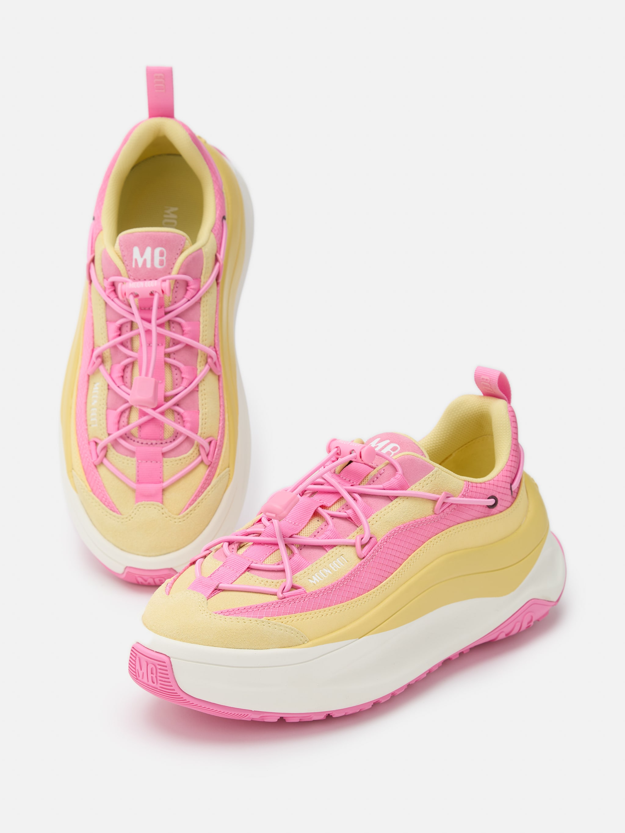 MOON247 XLACE SCARLET E ROSA SCARPE DA GINNASTICA
