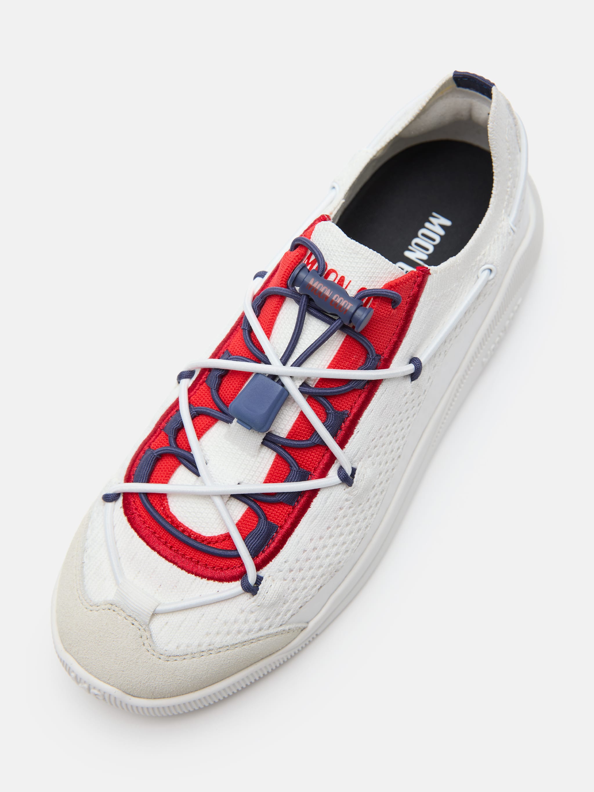 SNEAKERS BIANCO LUNA, BLU E ROSSO