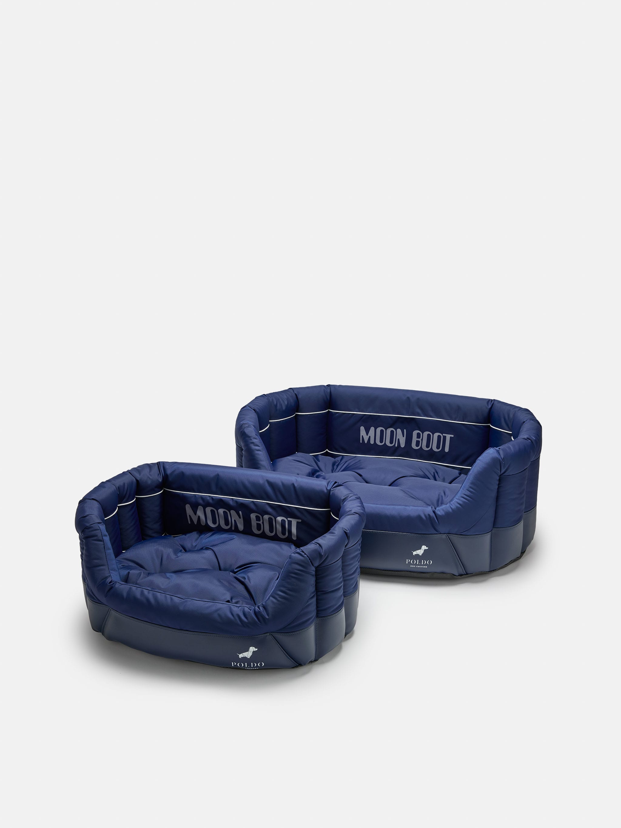 MOON BOOT X POLDO DOG COUTURE LETTO MOLLE BLU