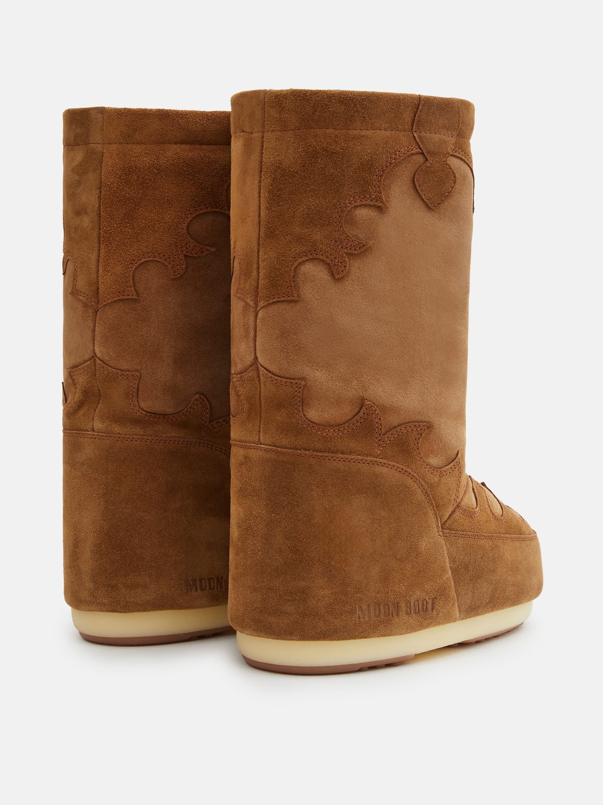 STIVALI BROWN ICON IN SUEDE CON RICAMATI