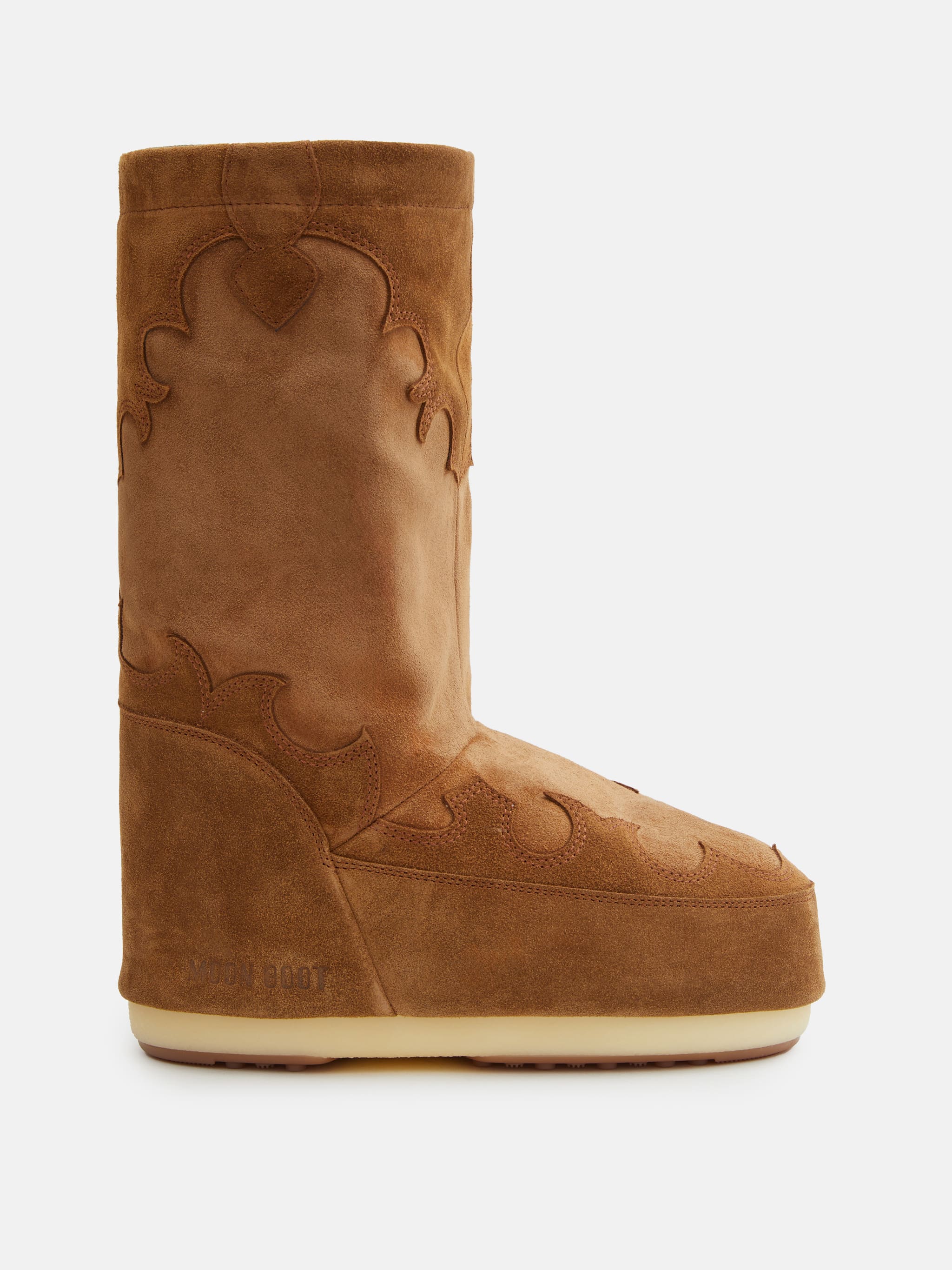 STIVALI BROWN ICON IN SUEDE CON RICAMATI