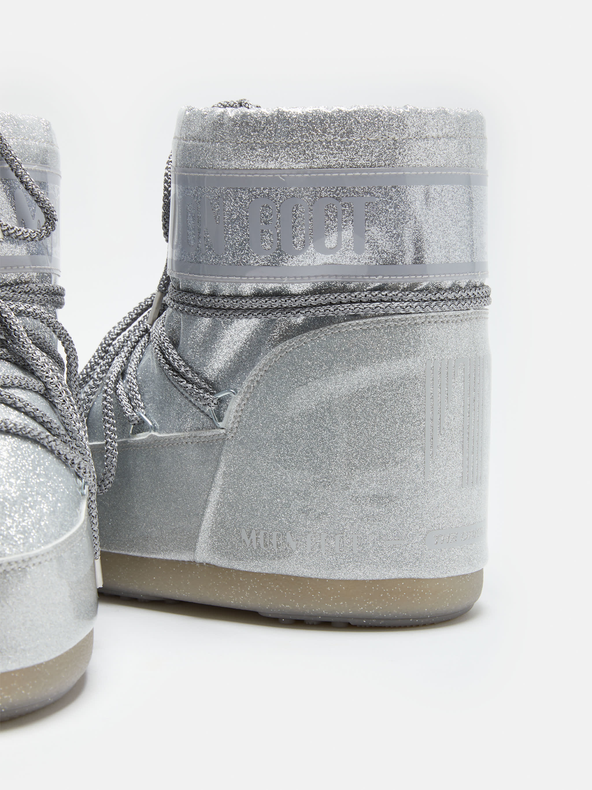 STIVALI ICON LOW SILVER GLITTER