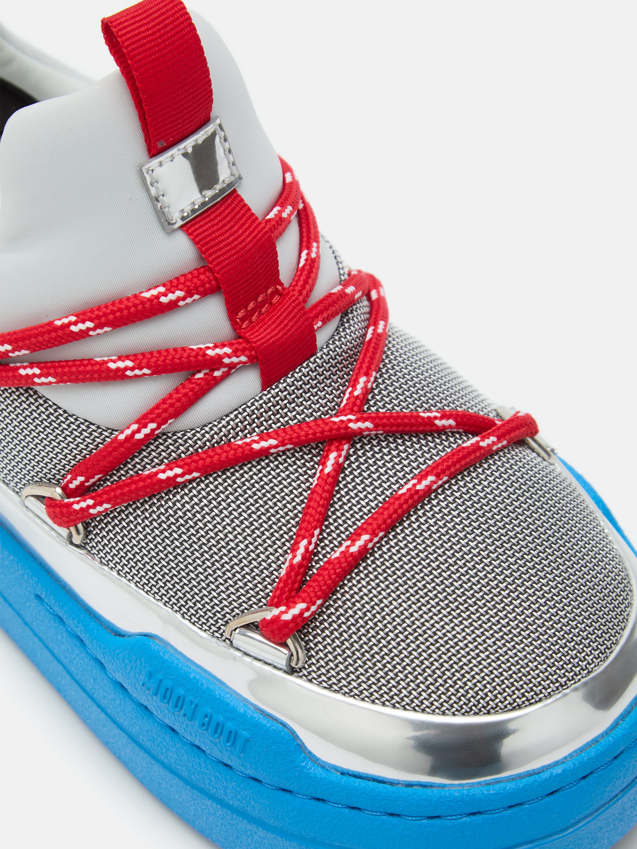 SNEAKERS JUNIOR PARK LOW LACE ARGENTO SPACE RACE
