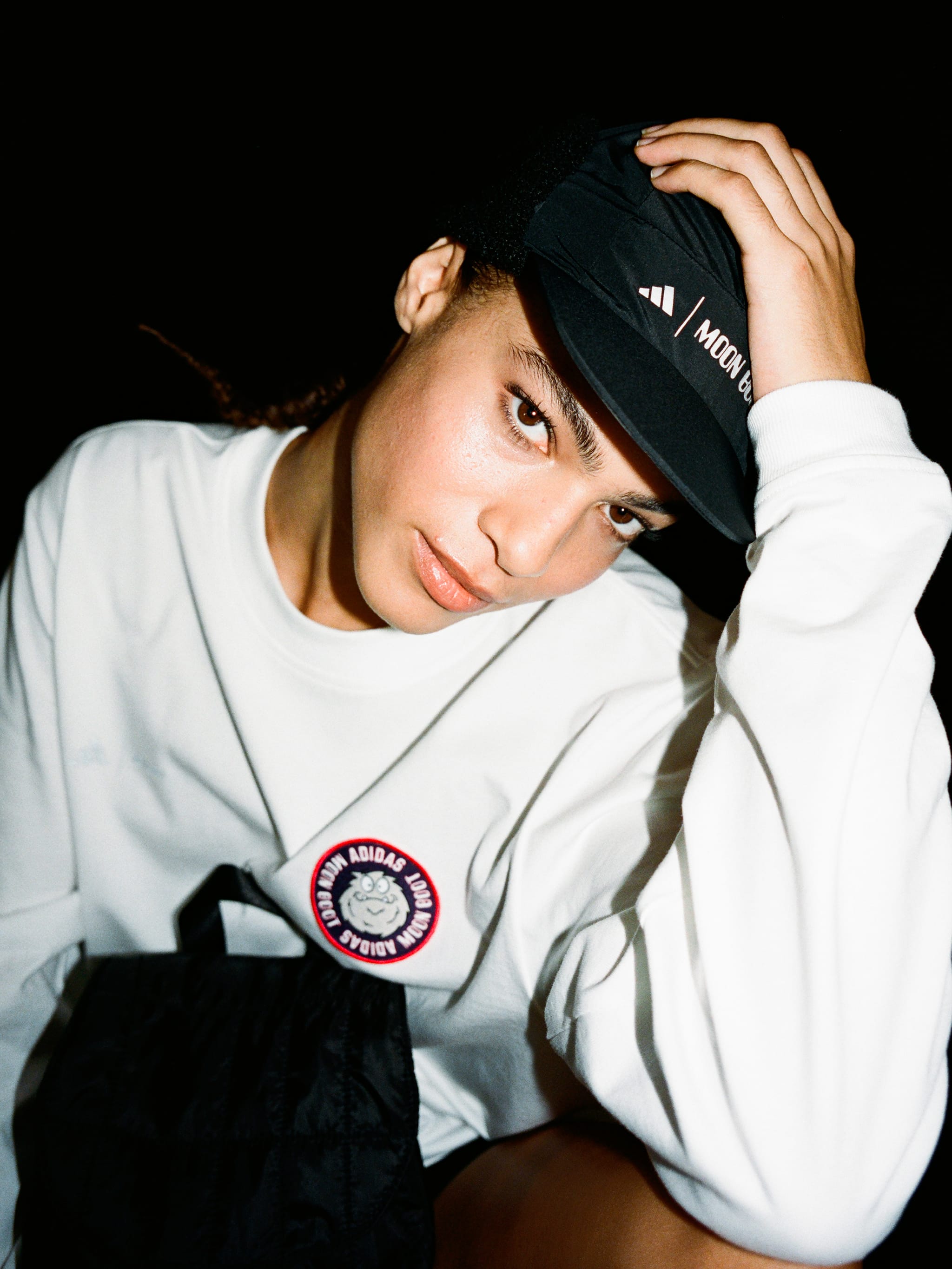T-SHIRT A MANICA LUNGA BIANCO ADIDAS X MOON BOOT