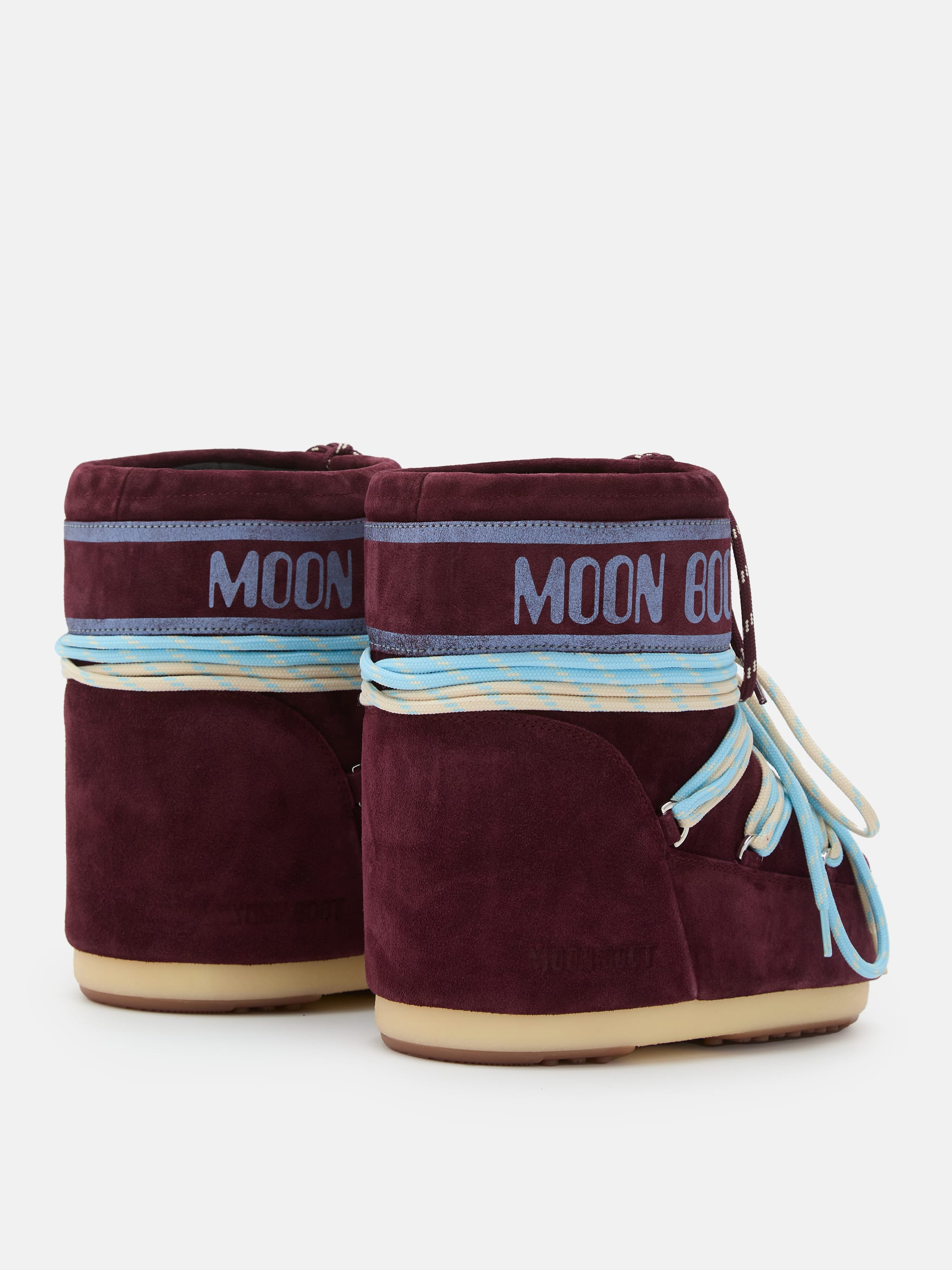 STIVALI ICON LOW IN SUEDE BURGONDI