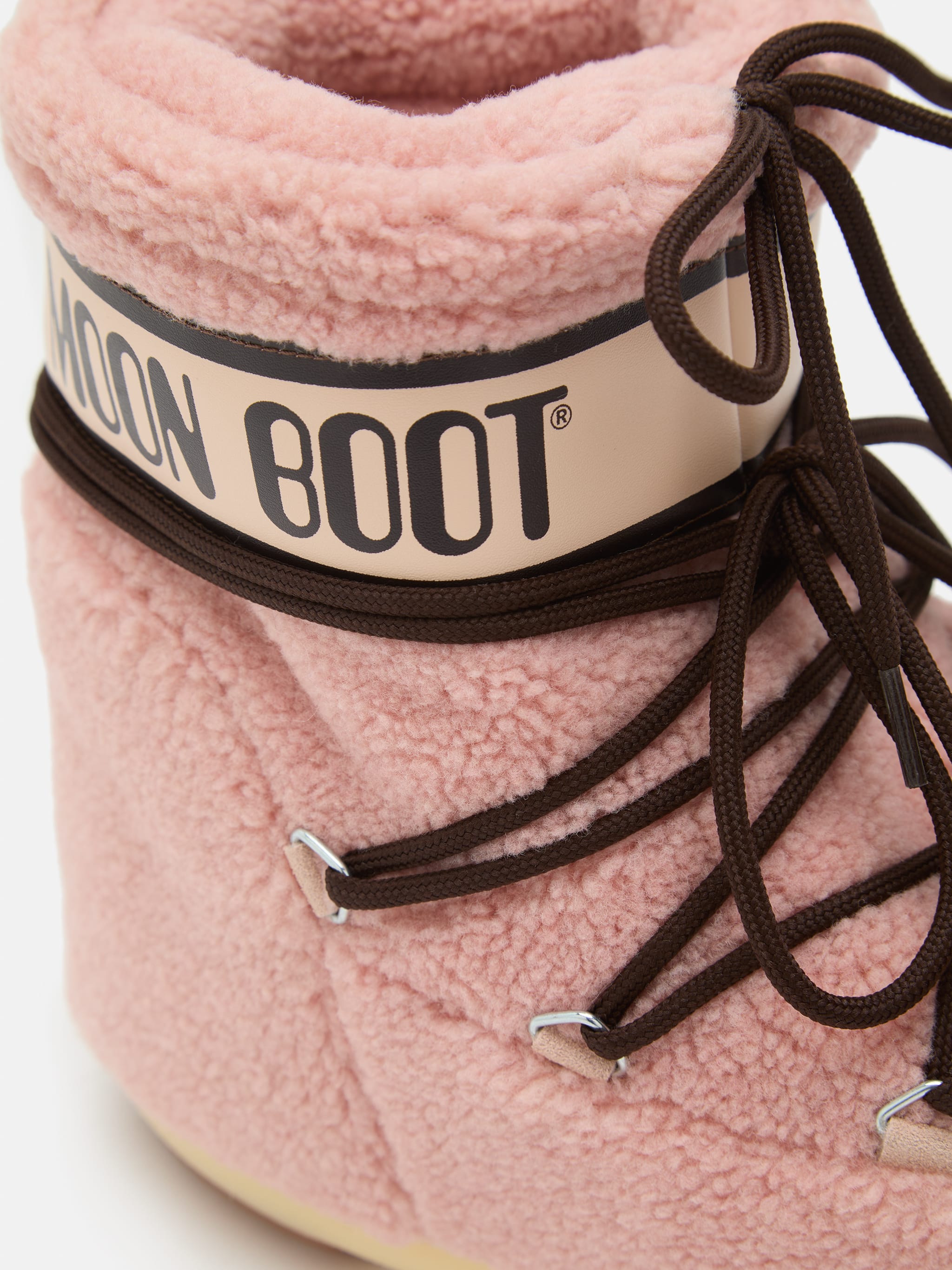 SCARPE ICON LOW IN FELT ROSA