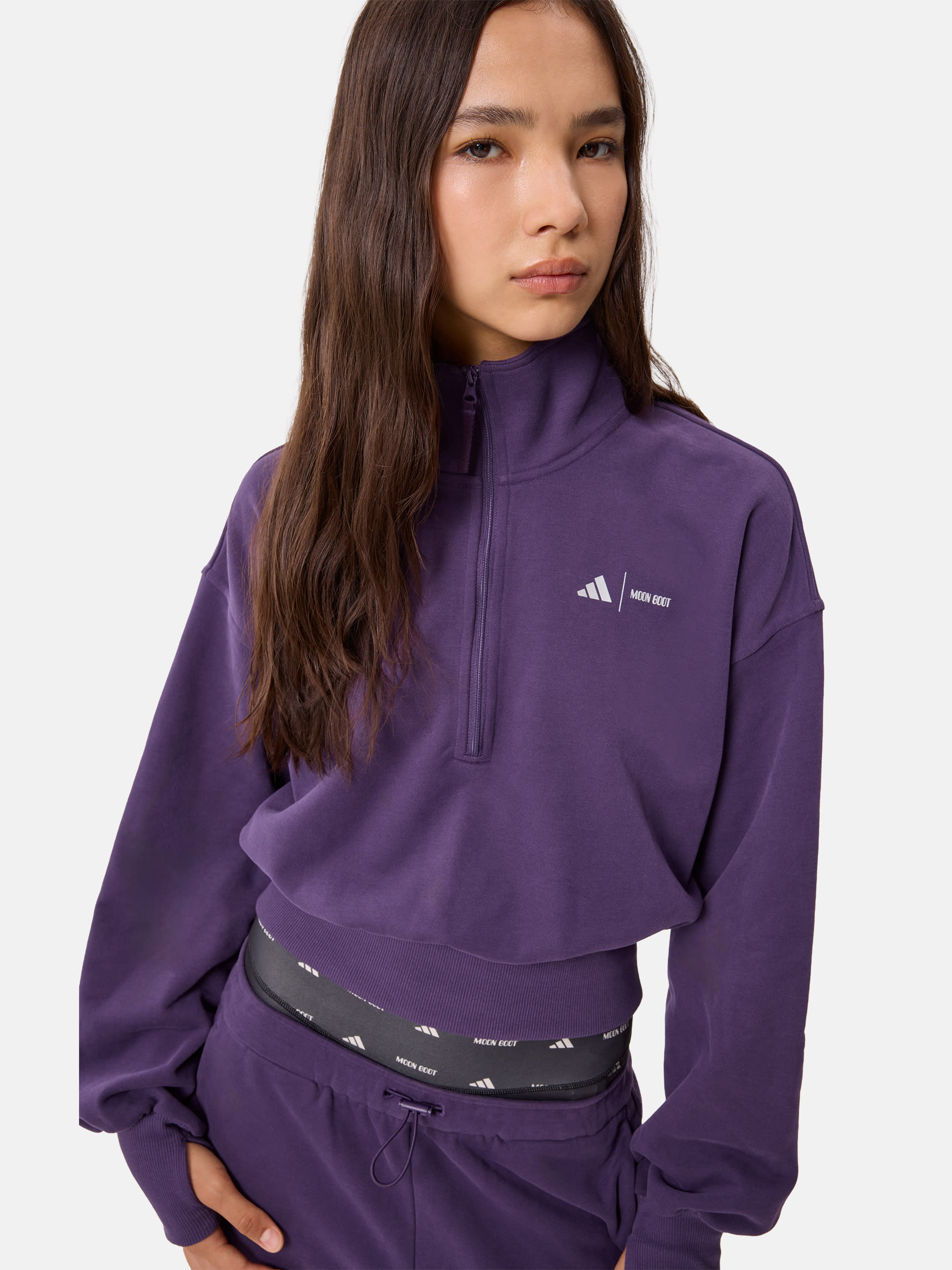 ADIDAS X MOON BOOT PLUM TRACKSUIT TOP