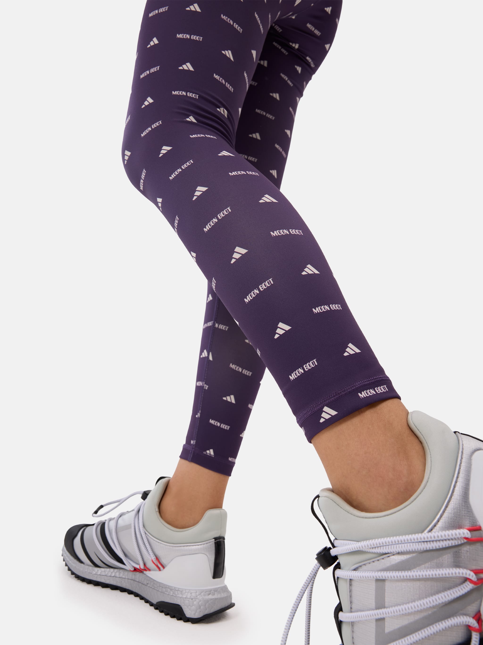 LEGGINI PLUM ADIDAS X MOON BOOT