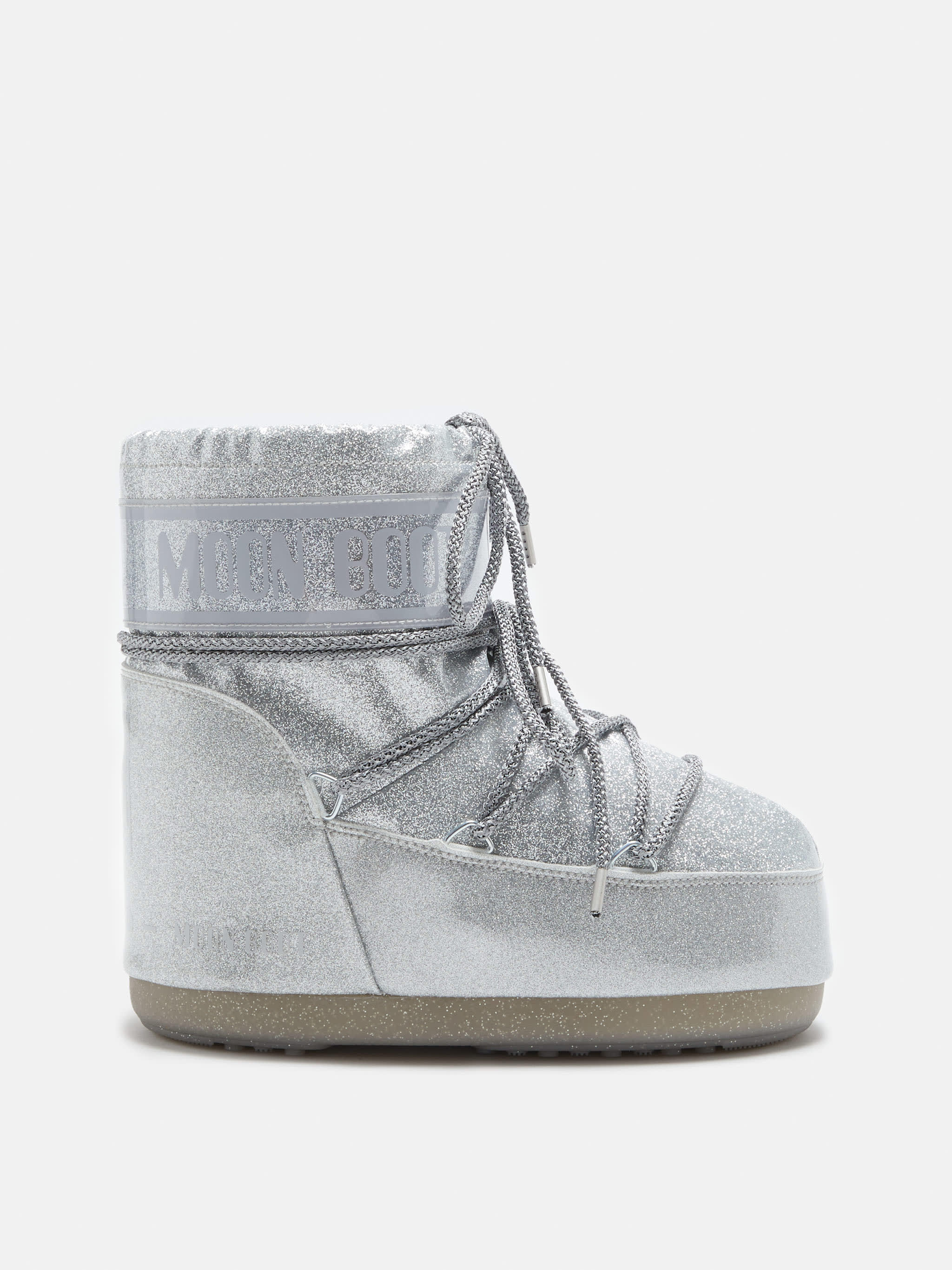 STIVALI ICON LOW SILVER GLITTER