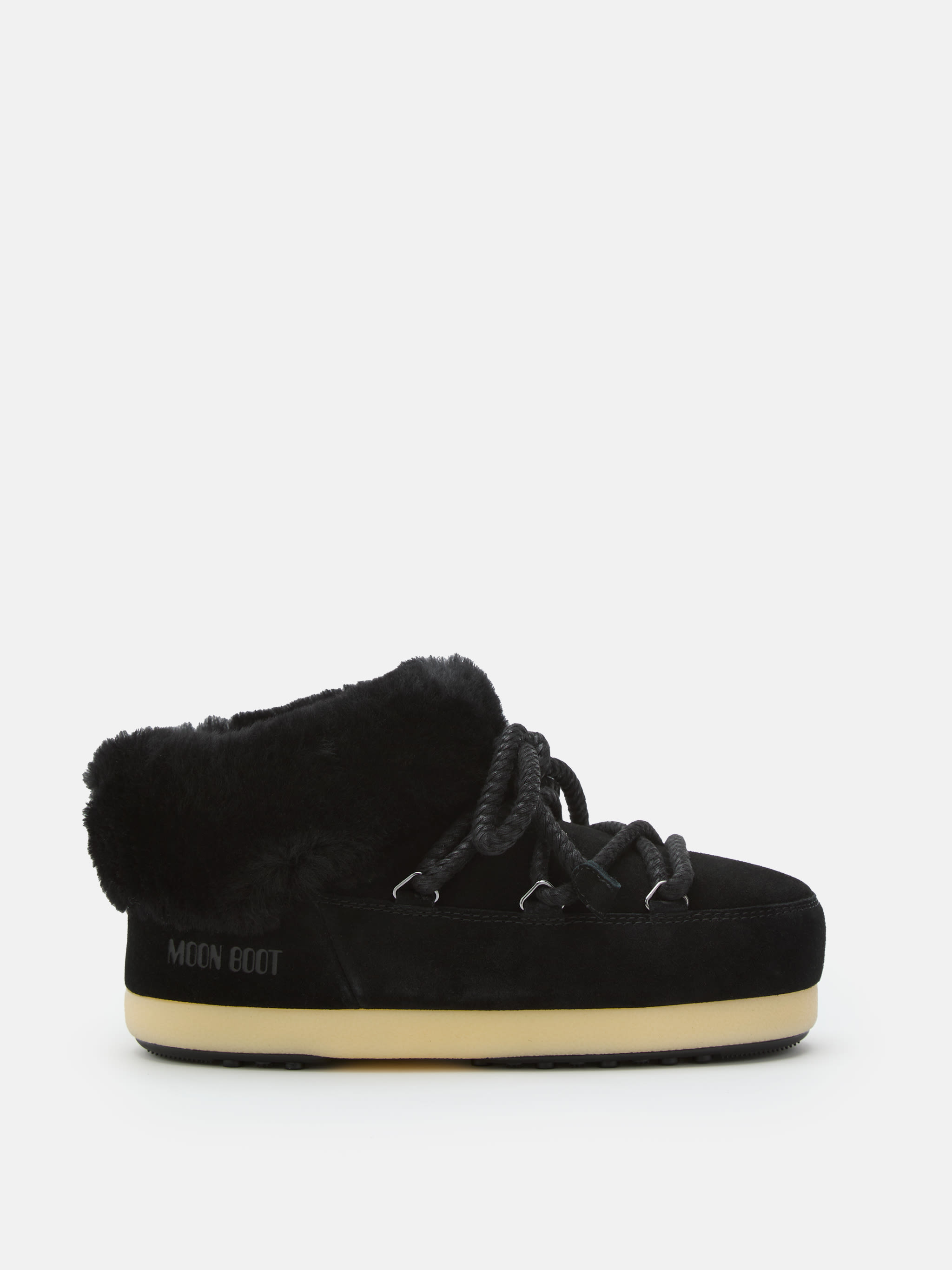 MULES IN SUEDE NERO EVX