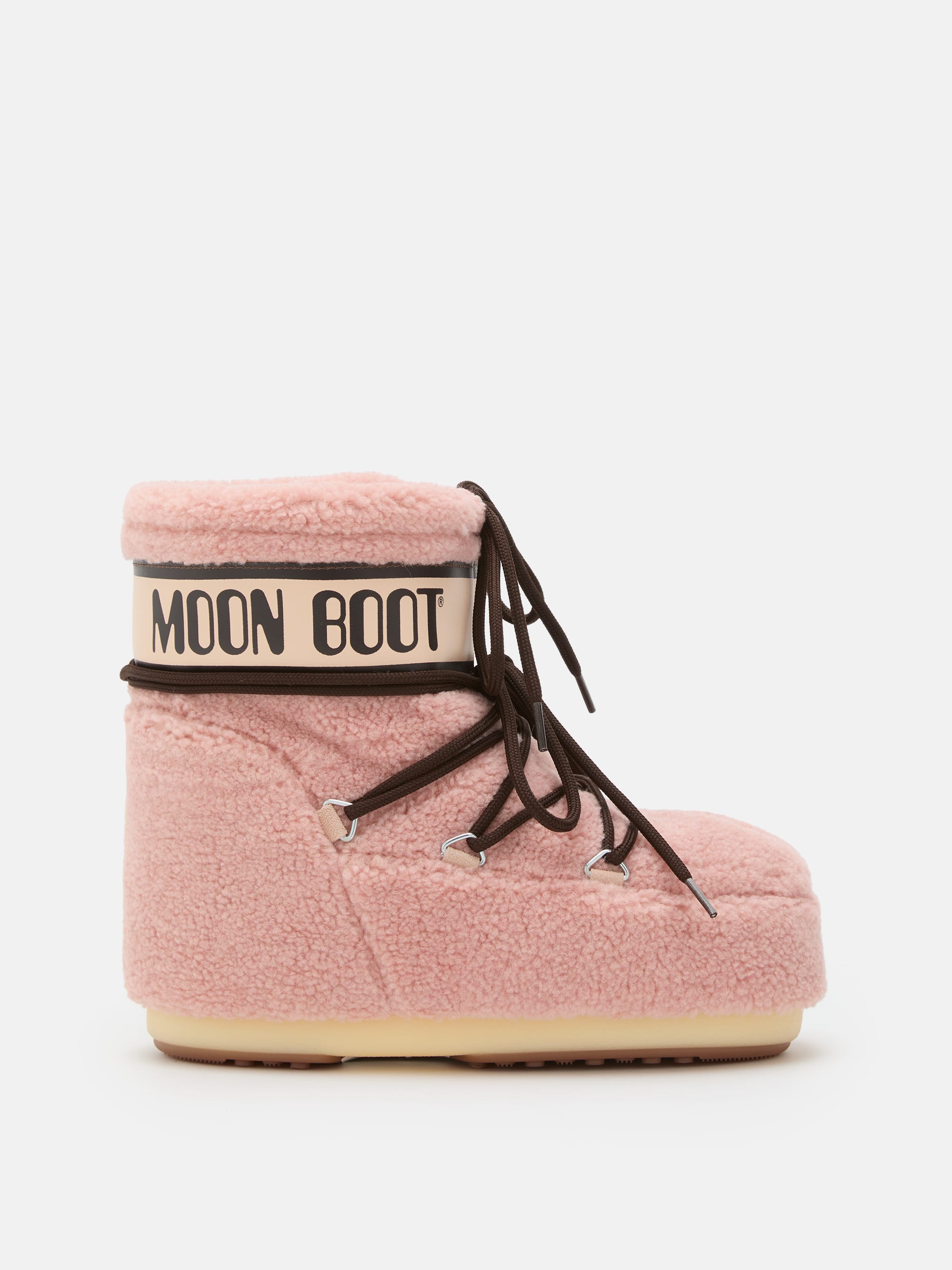 SCARPE ICON LOW IN FELT ROSA