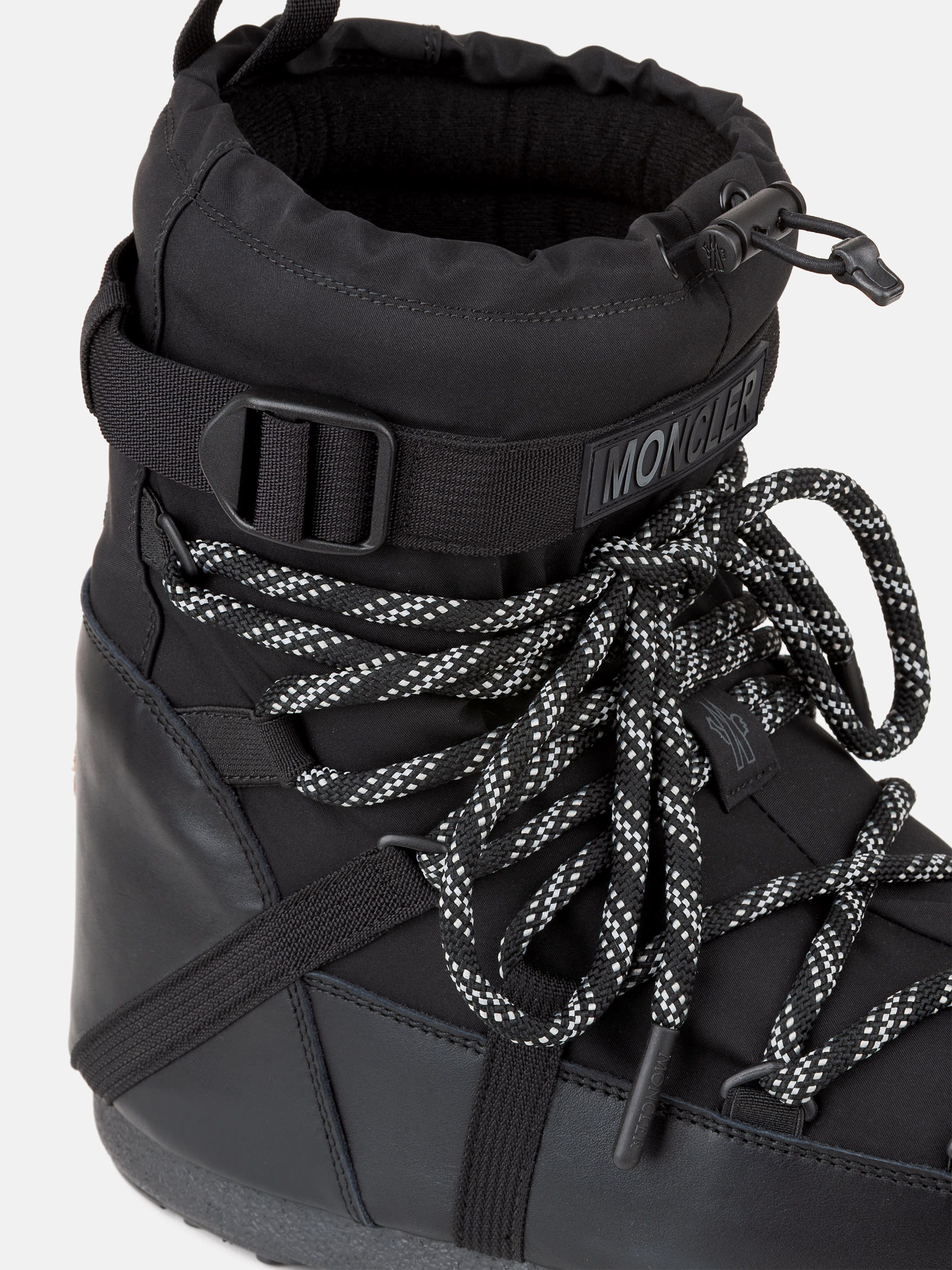 MOON BOOT X MONCLER GRENOBLE ICON LOW NERE SCARPE