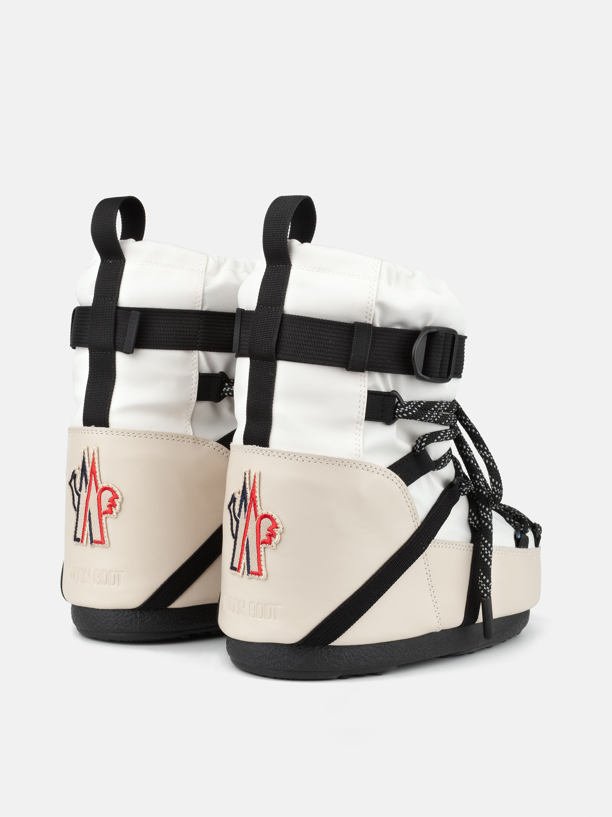 MOON BOOT X MONCLER GRENOBLE ICON LOW BLOCCO BIANCO