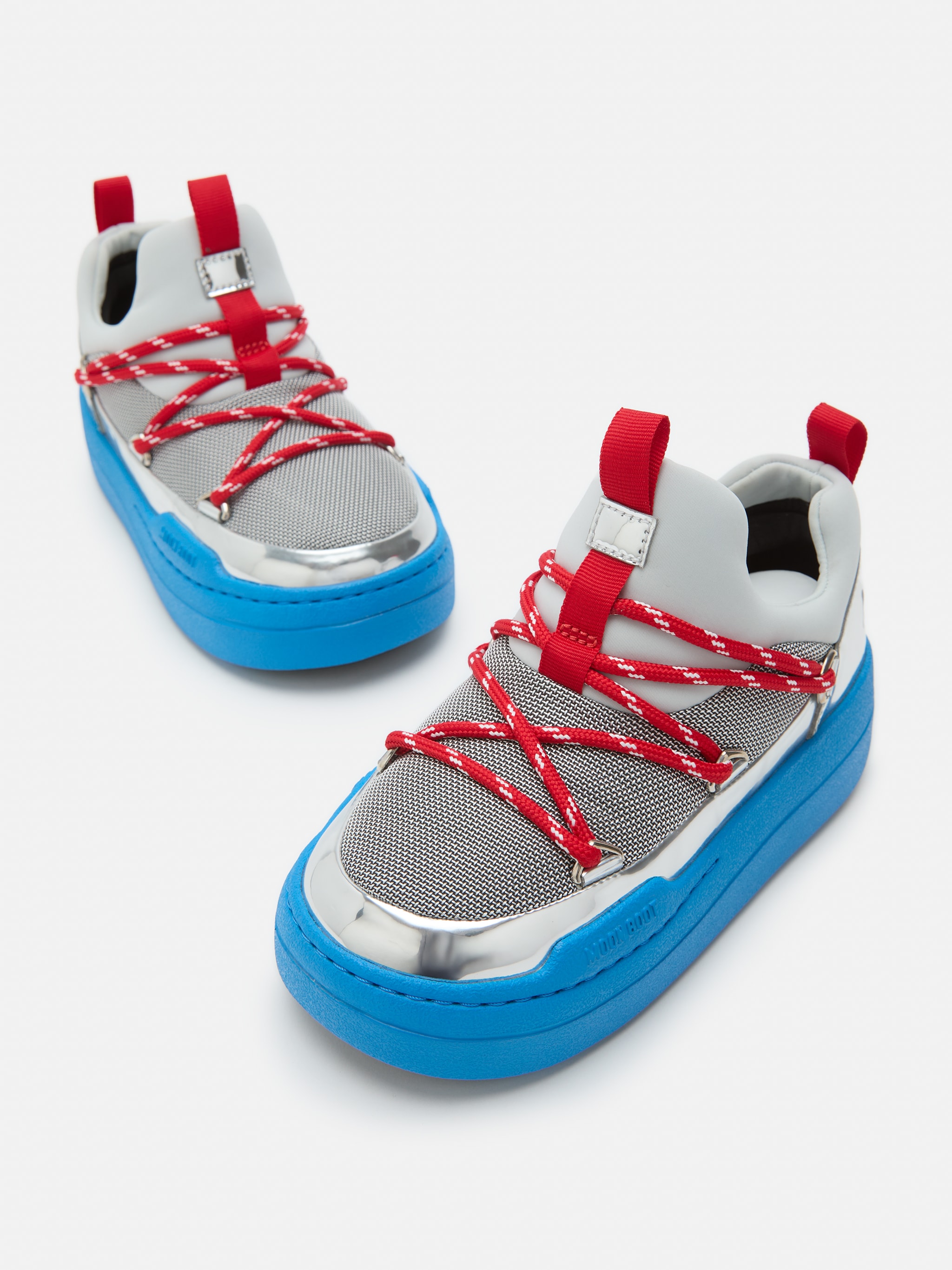SNEAKERS JUNIOR PARK LOW LACE ARGENTO SPACE RACE