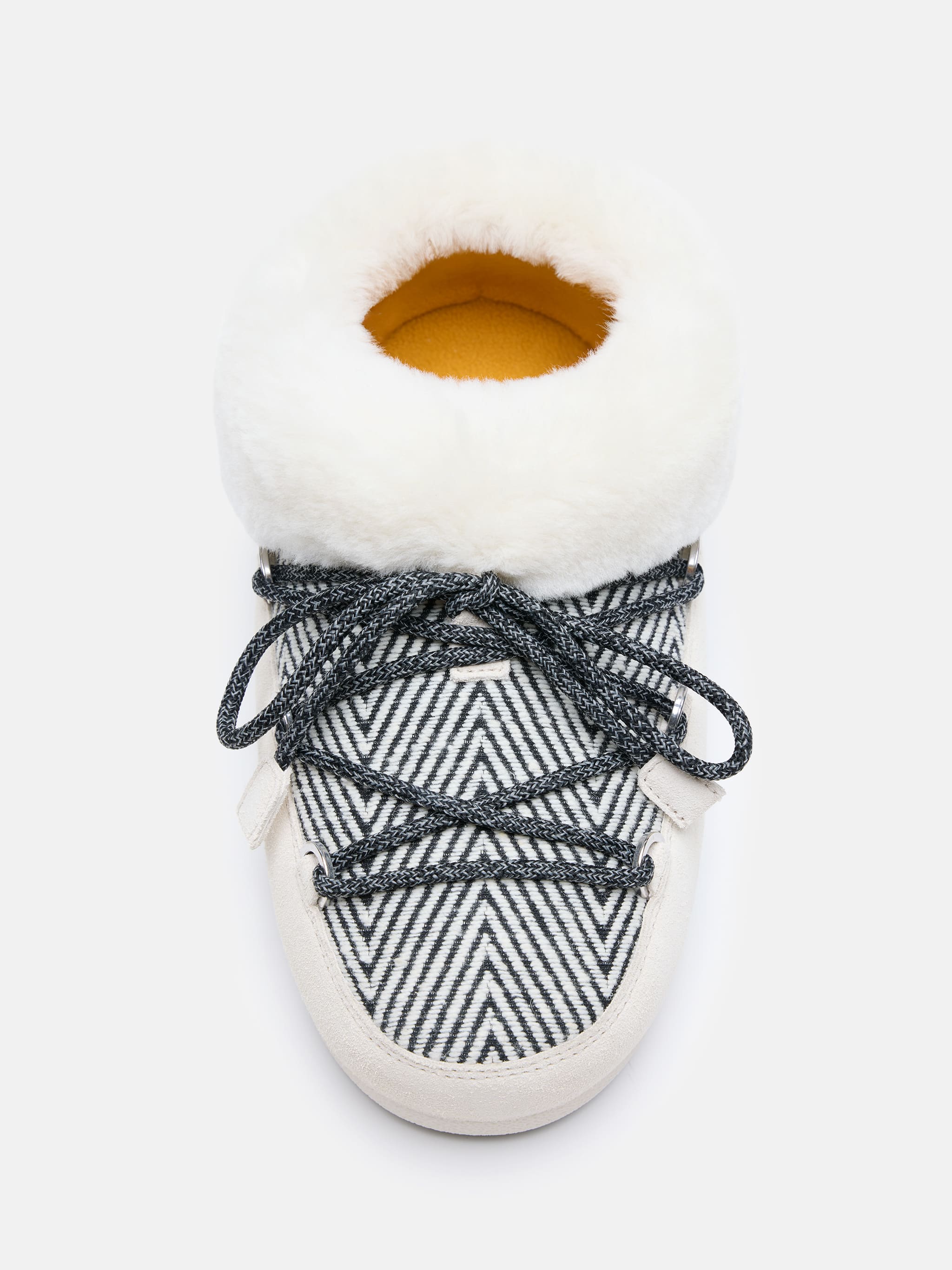 MOON BOOT X GUEST IN RESIDENCE EVX CHALET BIANCO SABBIA MULE CON FINTA PELLE DI LUSSO